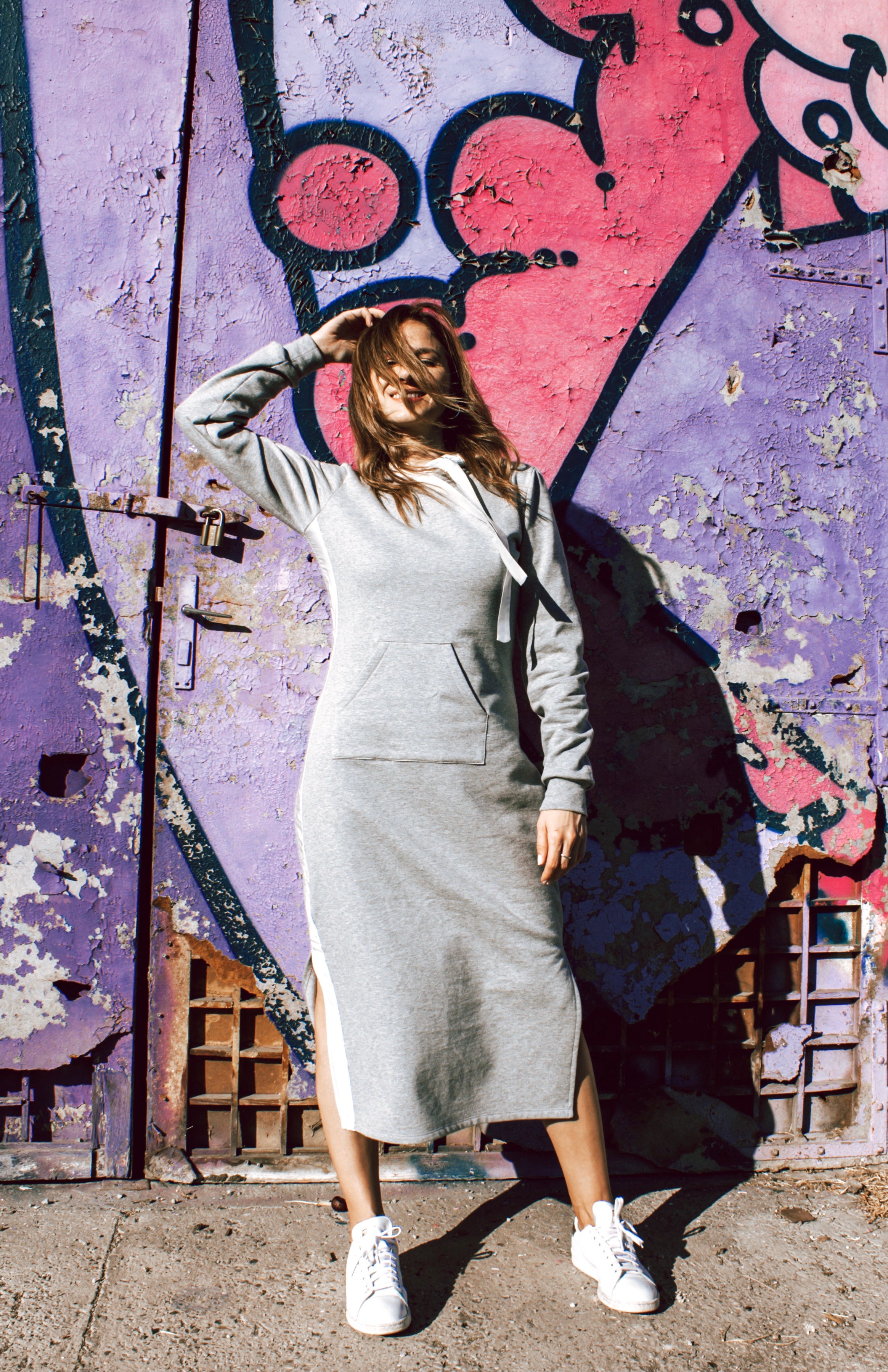 Jersey Maxi Dress in Grey – Dive Organic
