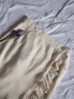MAXI summer skirt in Vanilla